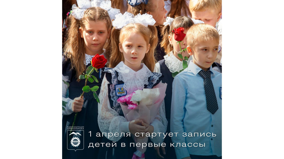 Стартует запись детей в первые классы.
